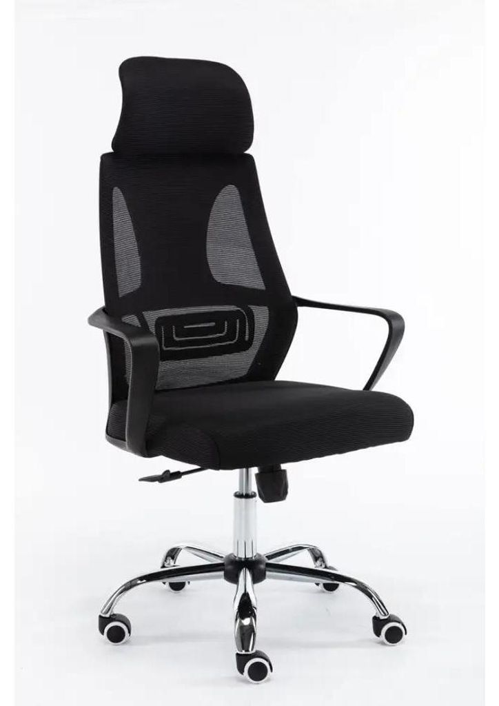Topeshop FOTEL NIGEL CZERŃ krzesło biurowe/komputerowe Zdjęcie produktu 