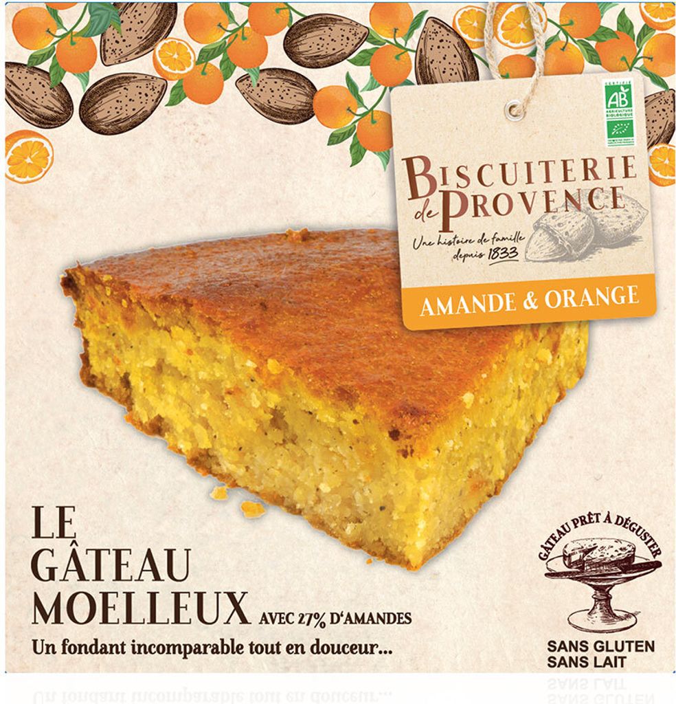 Biscuiterie de Provence Mandelkuchen mit Orange Bio