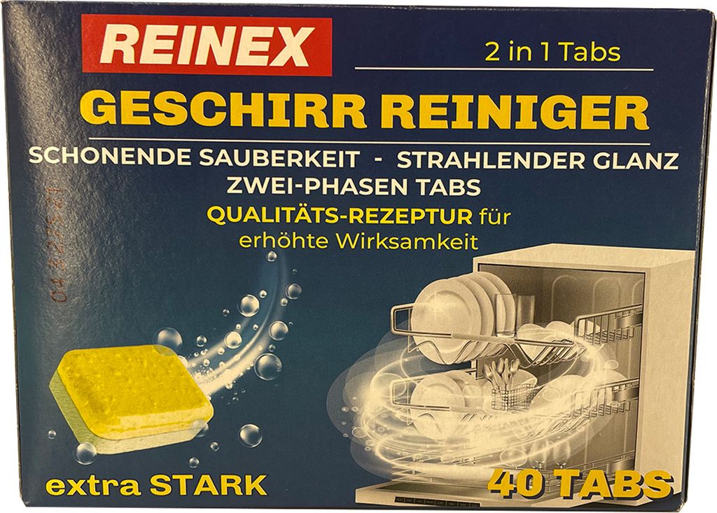 Reinex Spülmaschinen Tabs 2-Phasen 40 Stück á 18 g