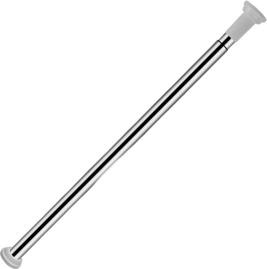 Barre de Rideau de Douche sans Perçage extensible 140-260cm Inox