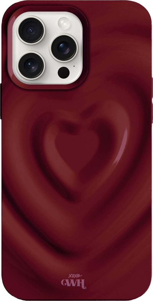 Biggest Love Burgundy - Kompatibel mit iPhone 13 Pro Max