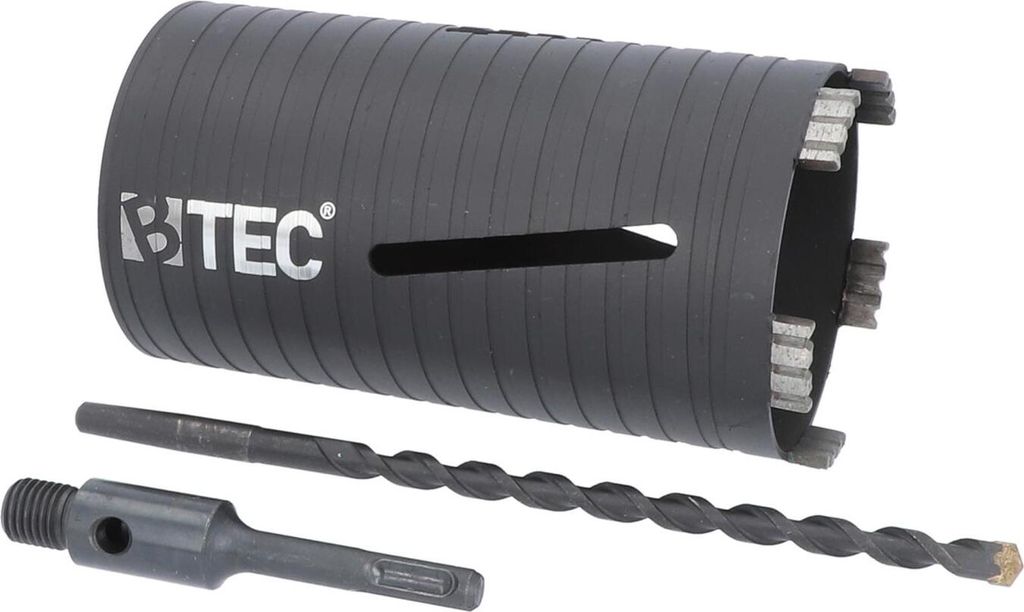 NEXT GENERATION Diamant Bohrkrone Beton Nutzlänge 180 mm 92 mm SDS-plus kurz 100 mm mit Zentrierbohrer