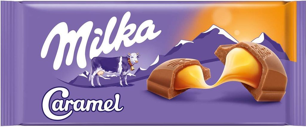 Milka Caramel 100g Tafel Produktbild 