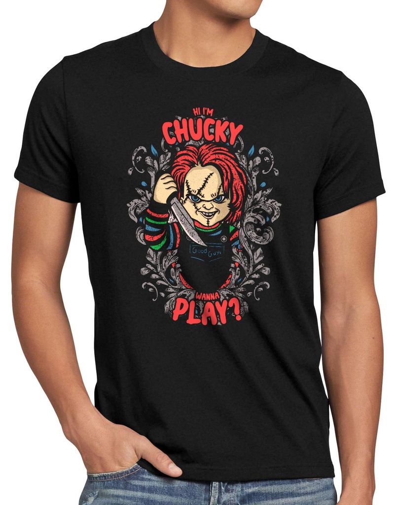 style3 Watercolor Wanna Play Herren T-Shirt