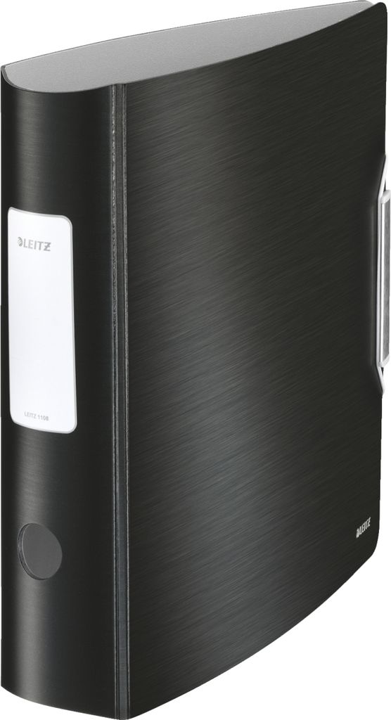 Ordner Active Style 180 Grad 8cm satin schwarz Packung mit 5 Stück