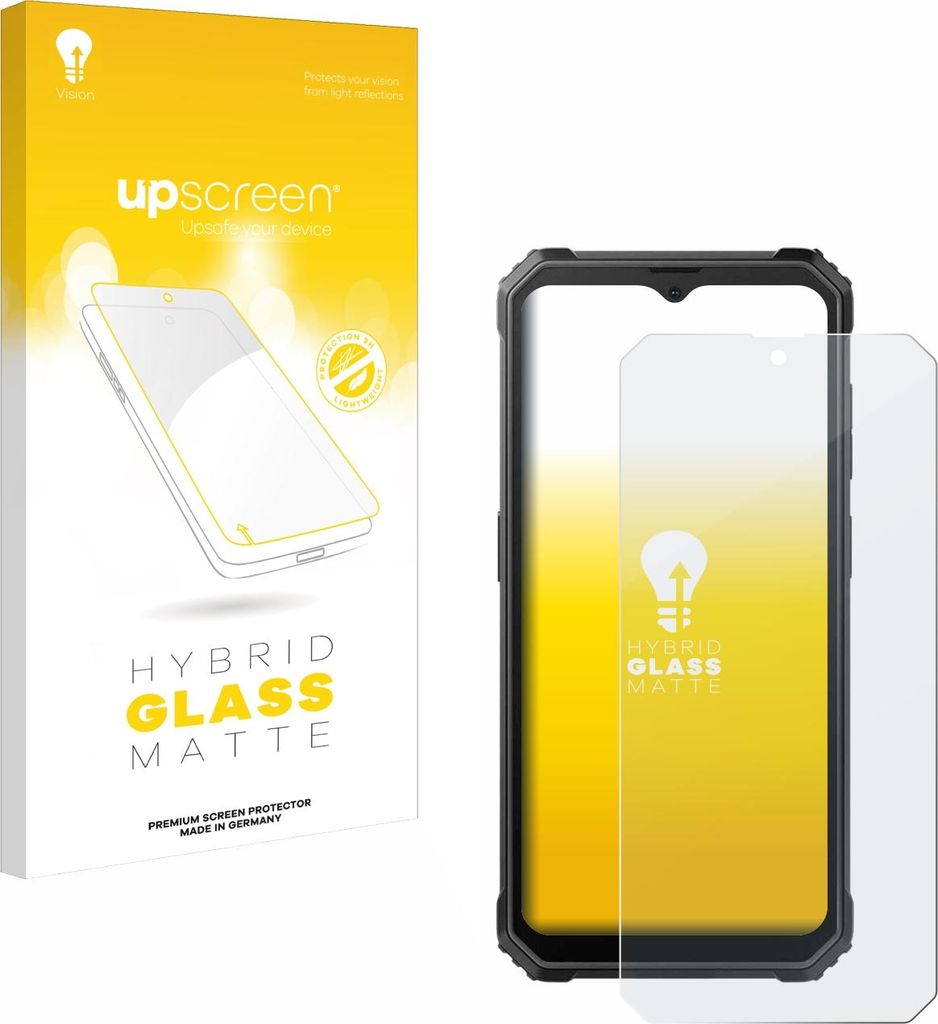 upscreen Entspiegelungs Schutzglas für Blackview BV4800 SE Schutzfolie Panzer Folie Glas Display Schutz matt