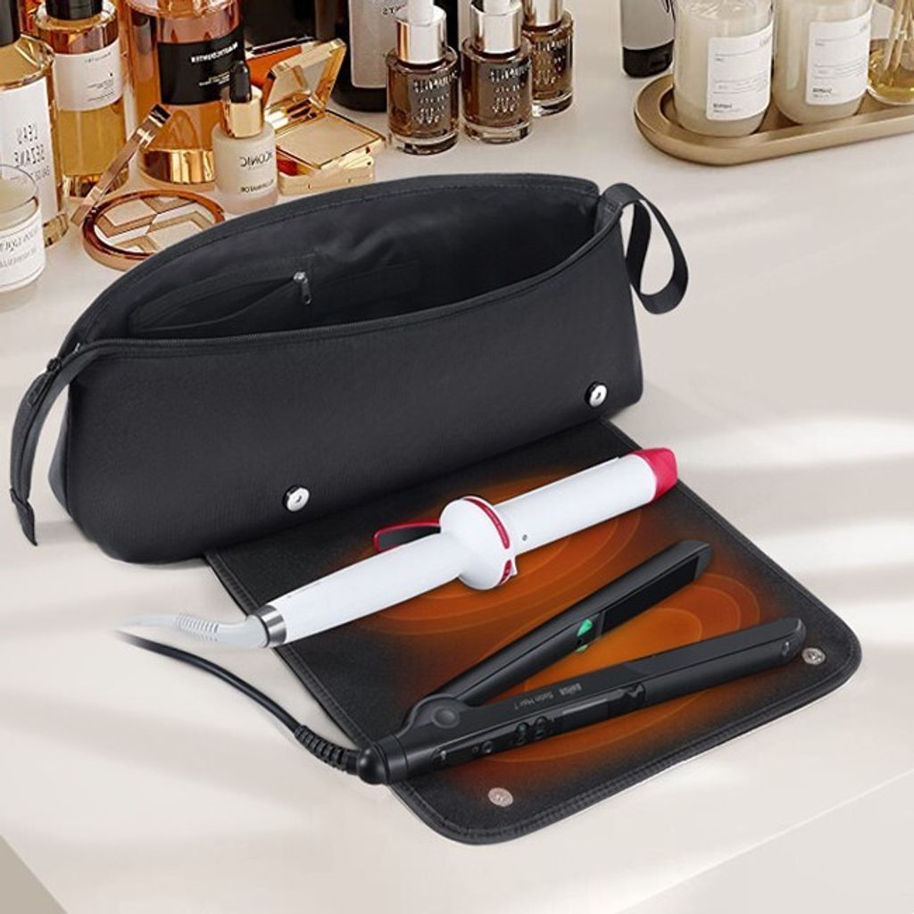 INF Reise-Organizer-Tasche für Haar-Tools – hitzebeständige Aufbewahrung für Haar-Styling-Tools