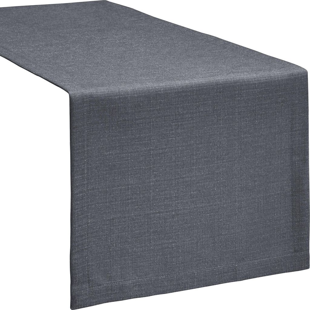 Erwin Müller Tischläufer Krefeld" anthrazit 40x170 cm"