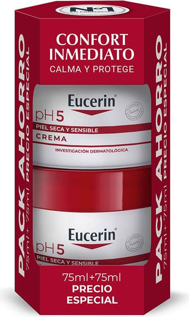 Eucerin ph5 Dry and Sensitive Skin 75ml+75ml