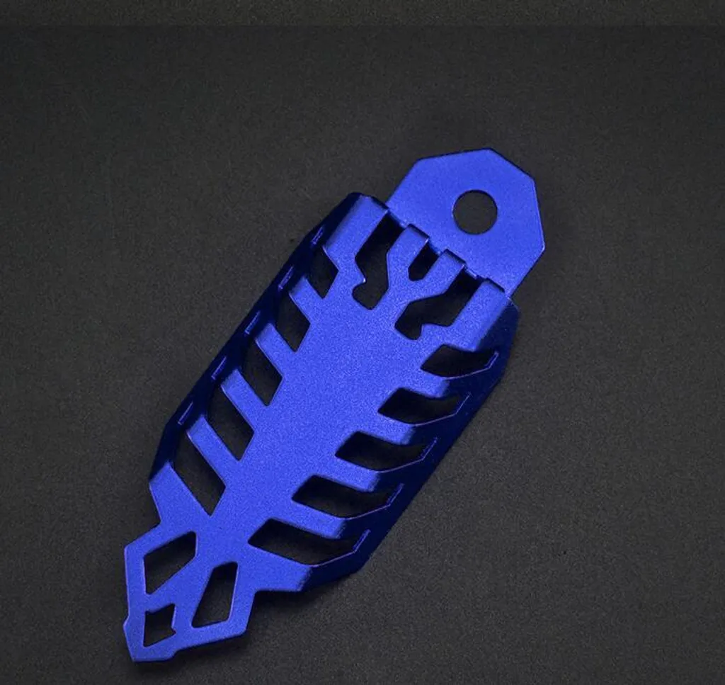 Copertura Protezione Forcella Moto Alluminio Blu | Accessori Sicurezza