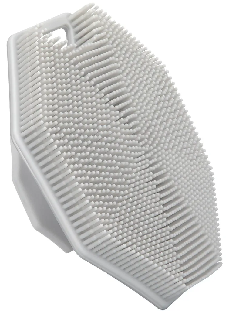 Brosse silicone anti-bactérienne contre la peau sèche, ventouse incluse
