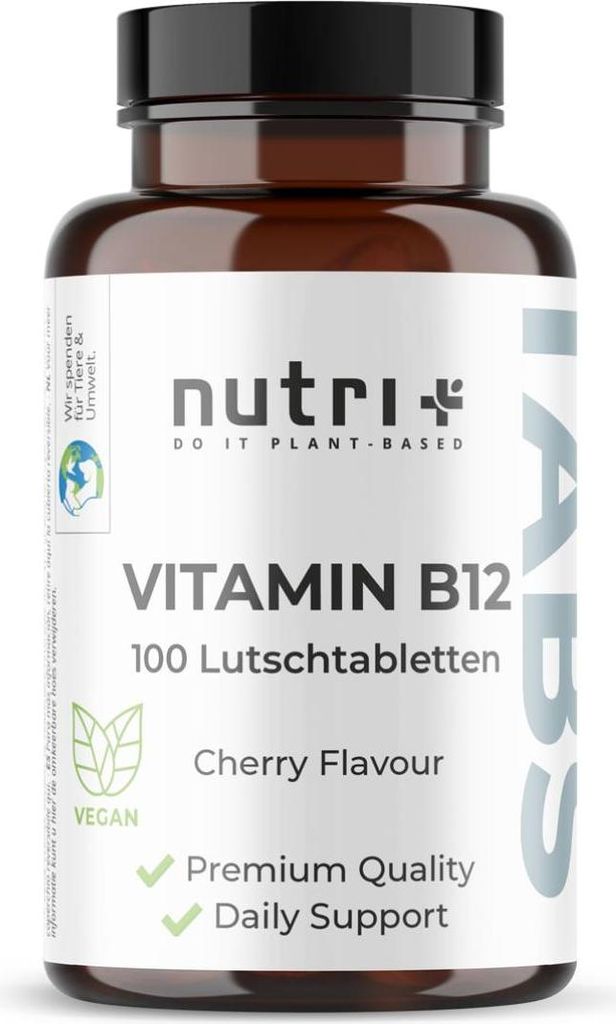 nutri+ Vitamin B12 Lutschtabletten, 100 Tabletten