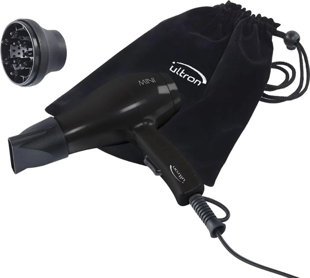 Petit Sèche-Cheveux Ultron Niltsi pour Voyage et Déplacement Format EU