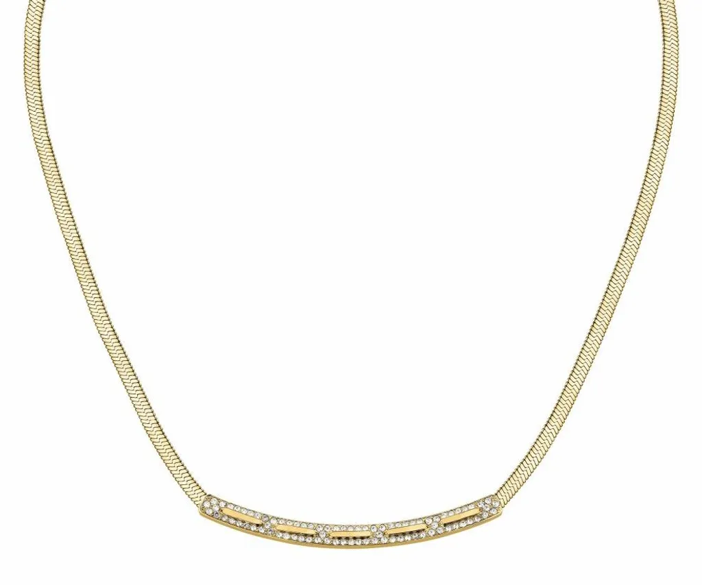 Collier en plaqué or pour femme - Bijou de créateur Hadek Concept chic