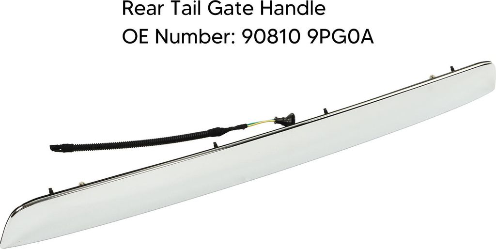 Heckklappengriff 90810 9PG0A Heckklappen-Zierleiste in Chromoptik für Pathfinder 2013 bis 2021