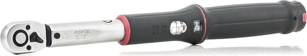 FORCE Drehmomentschlüssel 6,3 (1/4") 5 bis 25Nm