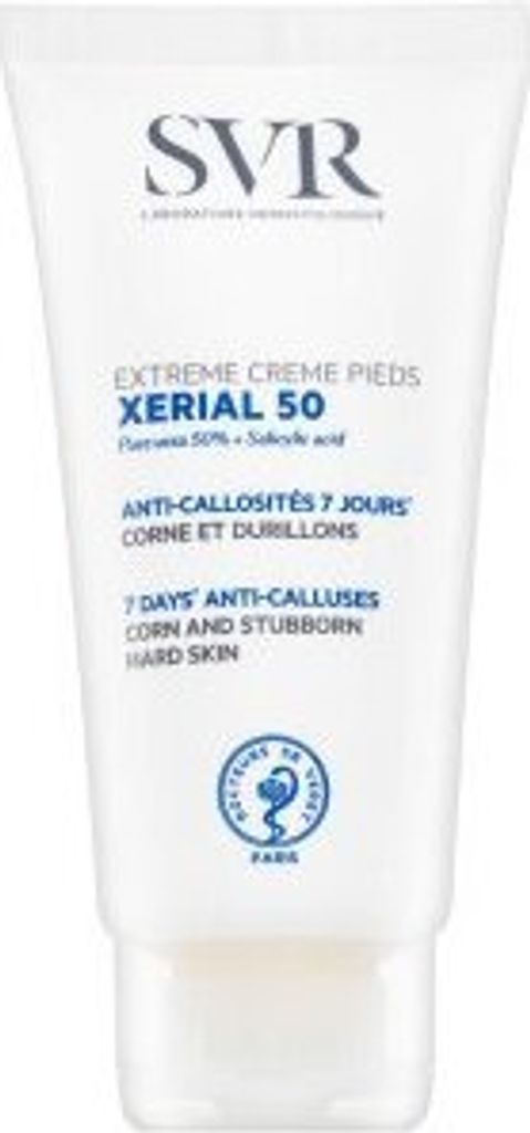 SVR XERIAL 50, Fußcreme, Heilung, Regenerierend, 50 ml, Tube, INCI: 090116 - INGREDIENTS (CONTAINS): UREA . AQUA (PURIFIED WATER) . GLYCERIN . BUT...