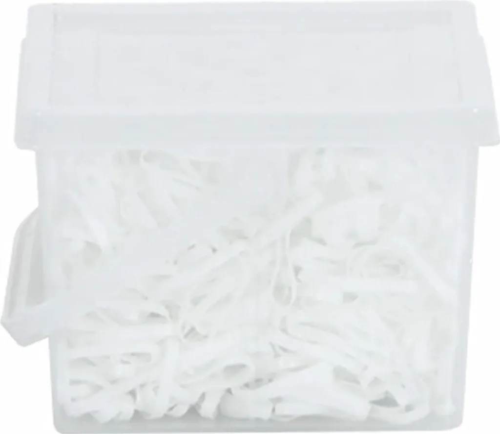 vidaXL Gommini per cavalli 2500 pz. Silicone bianco - 3