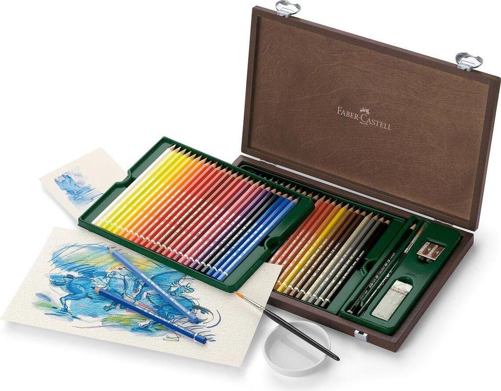 Faber Castell Aquarellstift A.Dürer 3,8 mm 48er Holzkoffer