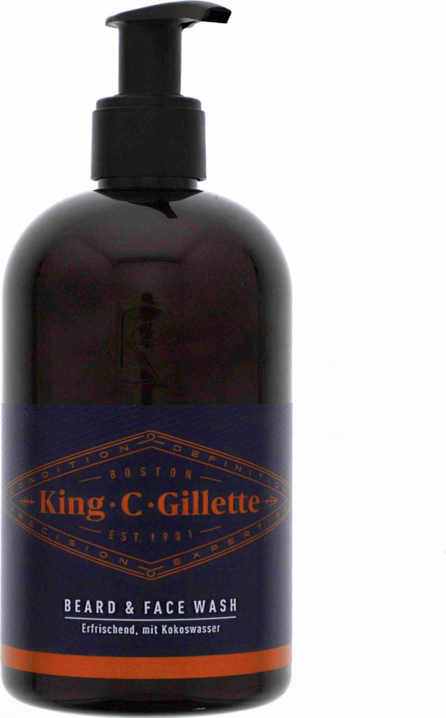 King C. Gillette 3 in 1 Bart,- Gesichts- & Haarshampoo Produktbild 