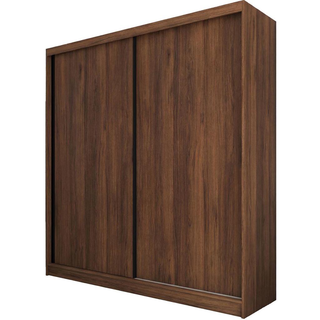 BEAUTYSOFA Armoire MARIO II 200 cm, bois de noyer Warmia – Image du produit 
