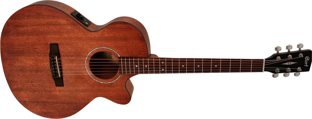 Cort SFX MEM Guitare électroacoustique en Acajou au Design Pan Coupé