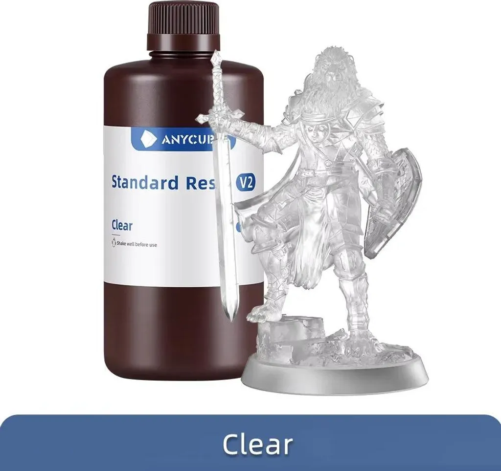 Résine UV 405nm Transparente Standard V2 haute fluidité - Format 3kg