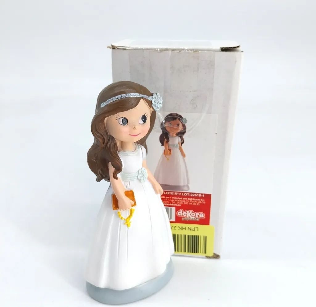 Statue per Torte Comunione Dekora: Helena 13cm in Resina Pregiata