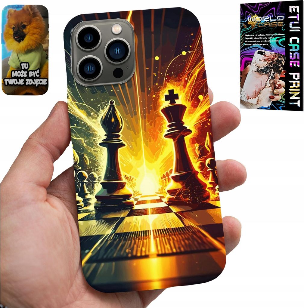 Etui Für Iphone 13 Pro - Schachbrett, Für Den Schachspieler Als Bauer