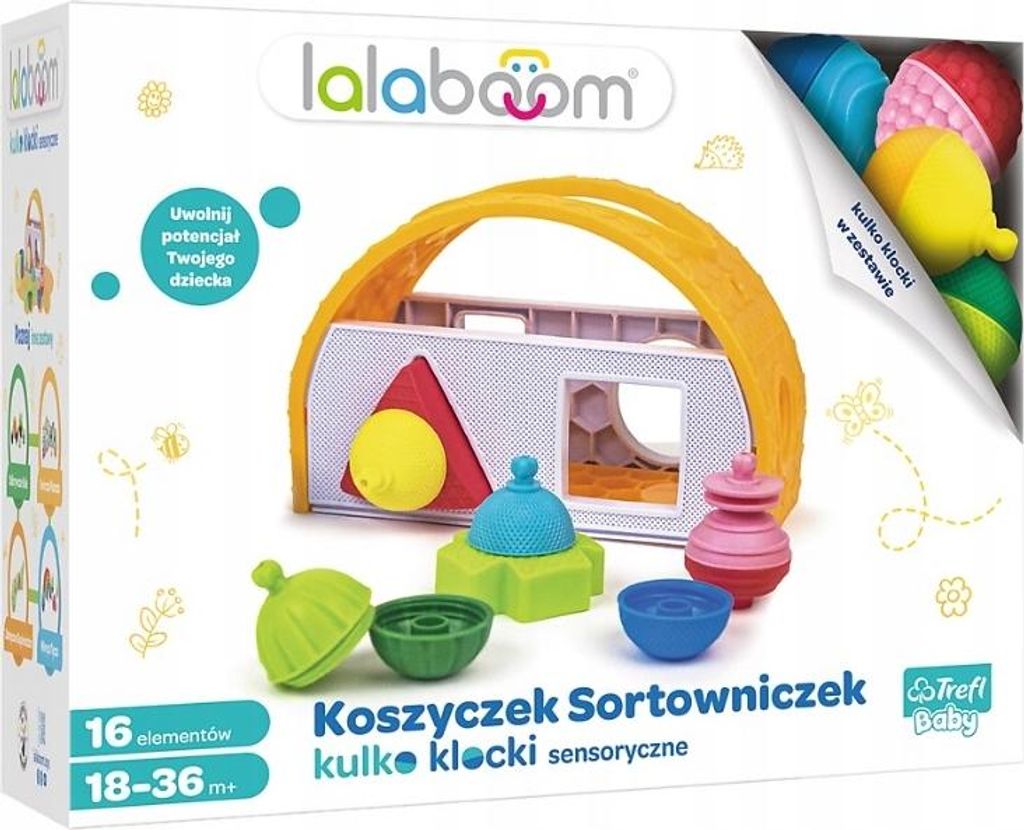 Lalaboom Korbsortierer-Sensorikblöcke