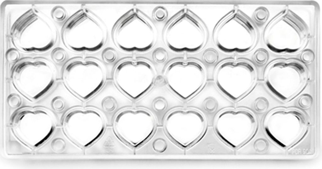 Professionelle Schokoladenform CORAZON