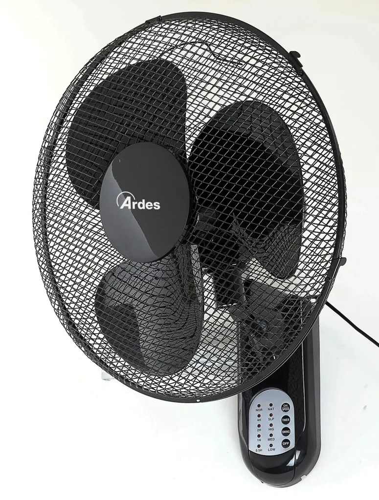 Ventilateur Ardes AR5W40R Mural Noir : Finissez-en avec la Chaleur