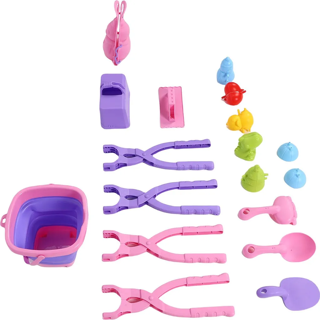 Ensemble de plage compact : seau rétractable et pelles anti-encombrement
