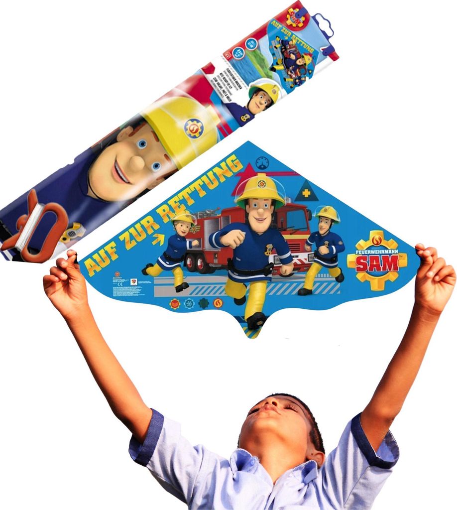 Aquilone Fireman Sam PE single line 115x63 cm Immagine del prodotto 