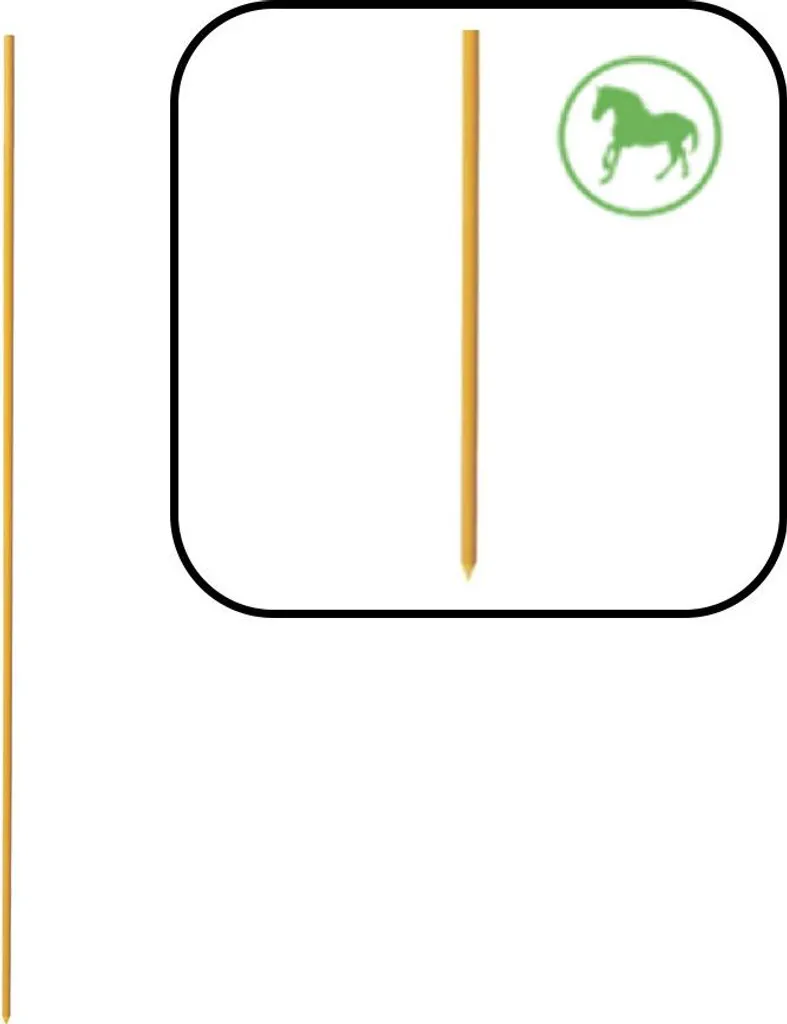 Pack 50 Piquets 150cm Fibre Jaune Pastormatic pour Clôture Électrique