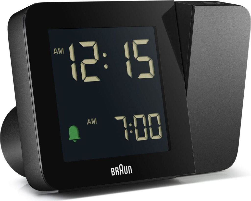 Braun 67160, Digitaler Wecker, Rechteck, Schwarz, 24 h, Produktbild 