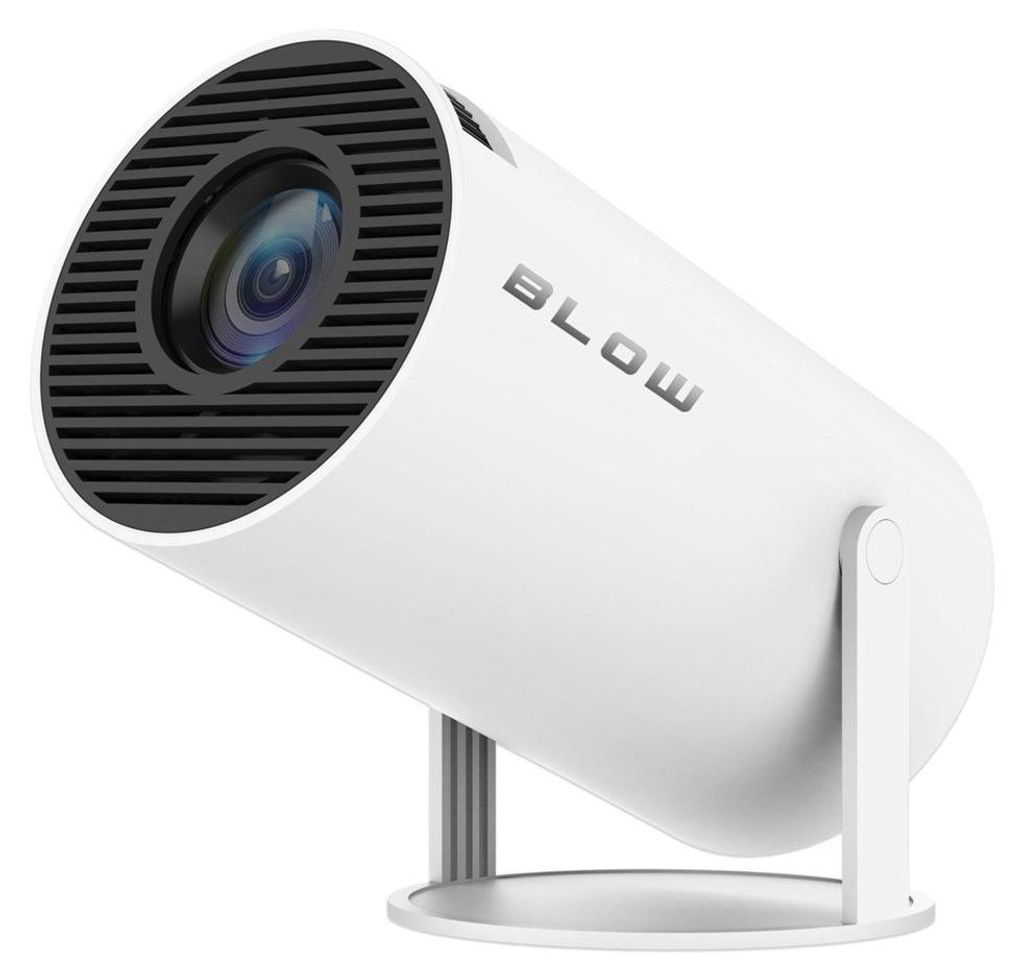 BLOW AndroidTV HD Cinema WEISS Tragbarer Projektor Produktbild 