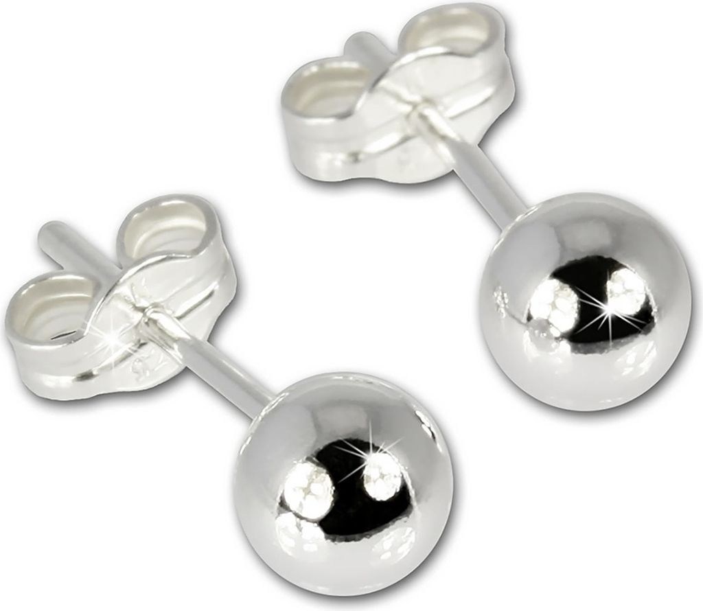 SilberDream Ohrstecker für Damen 925 Silber silber Kugel Produktbild 