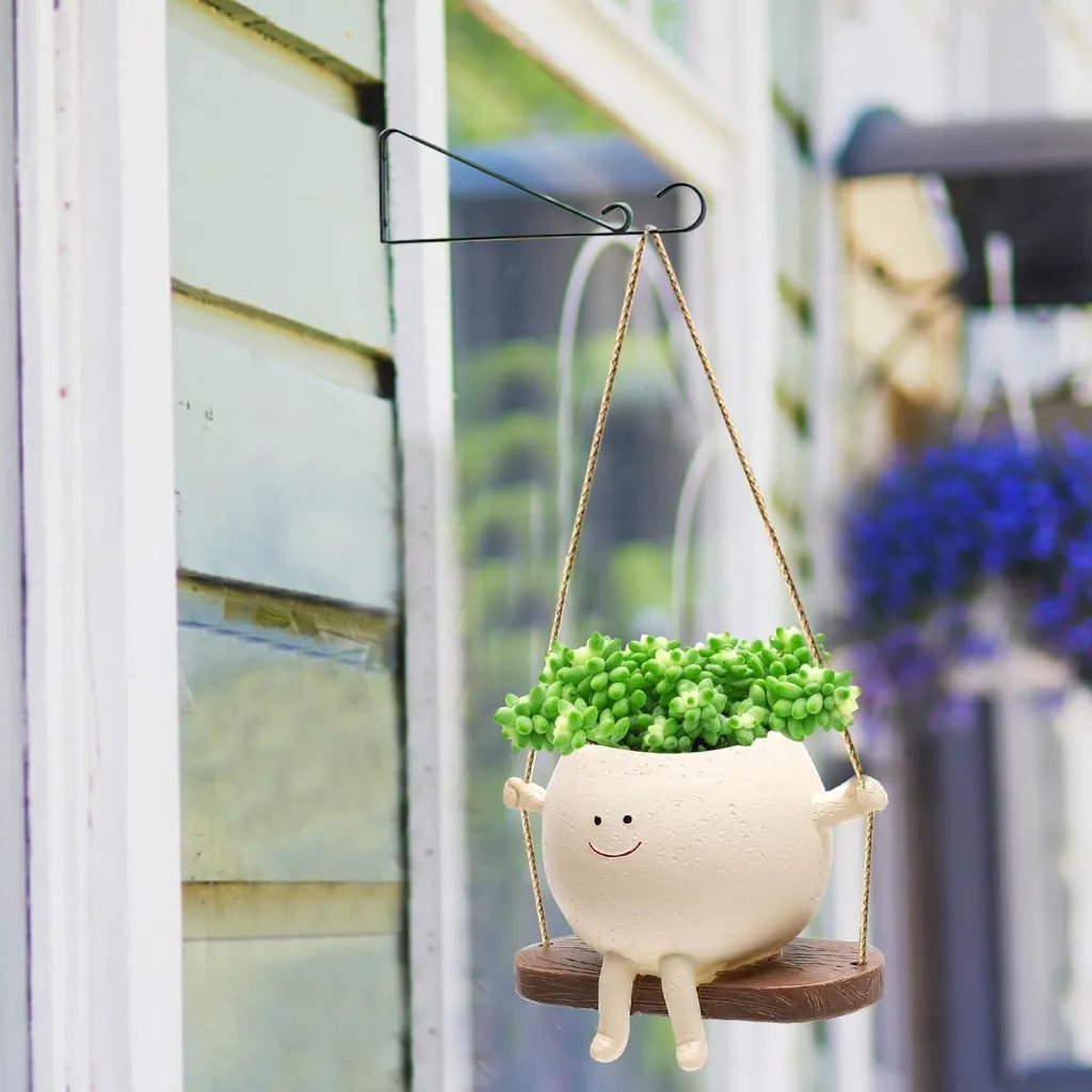 Pot de fleurs oscillant résistant aux UV idéal pour intérieur et terrasse