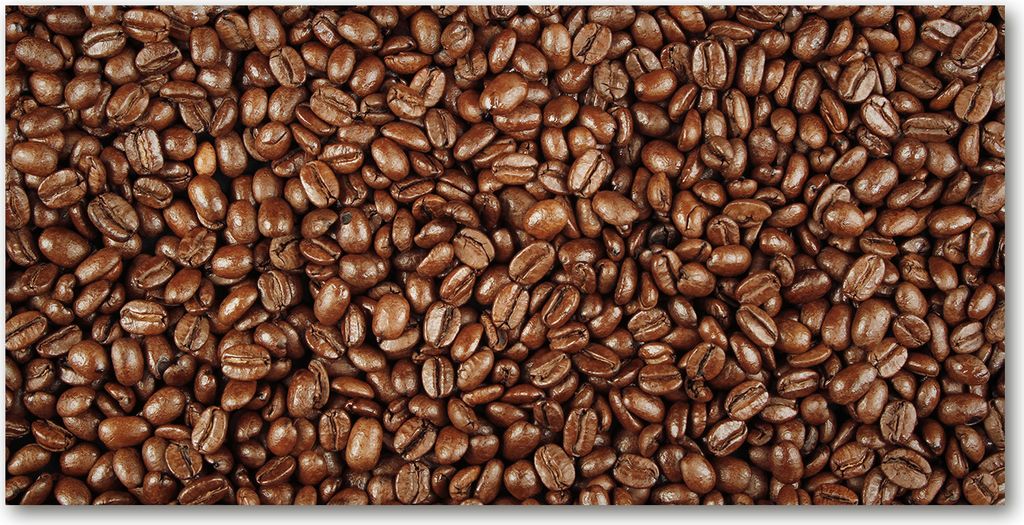 Tulup Leinwandbild - 120x60 cm - Wandkunst - Drucke auf Leinwand - Leinwanddruck - Essen & Getränke - Braun - Kaffeebohnen