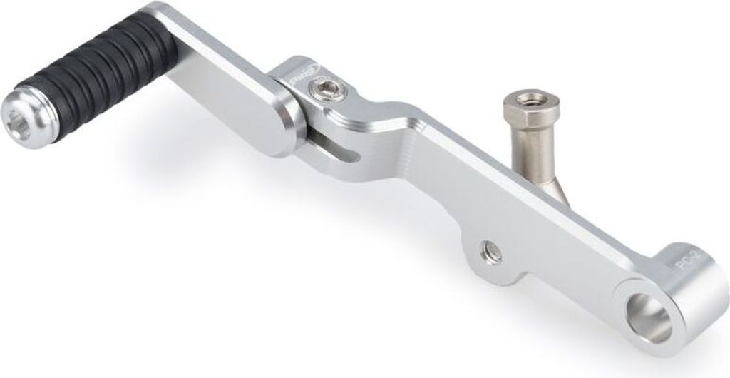 PUIG 21779P Verstellbares Gangschaltpedal passend fuer YAMAHA XSR700 Silber