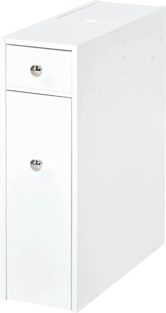 Rangement salle de bain étroit pour petits espaces - Armoire 2 tiroirs