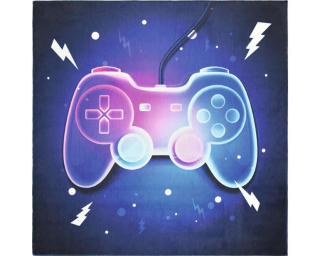 Kinderteppich Gaming Controller 100x100 cm