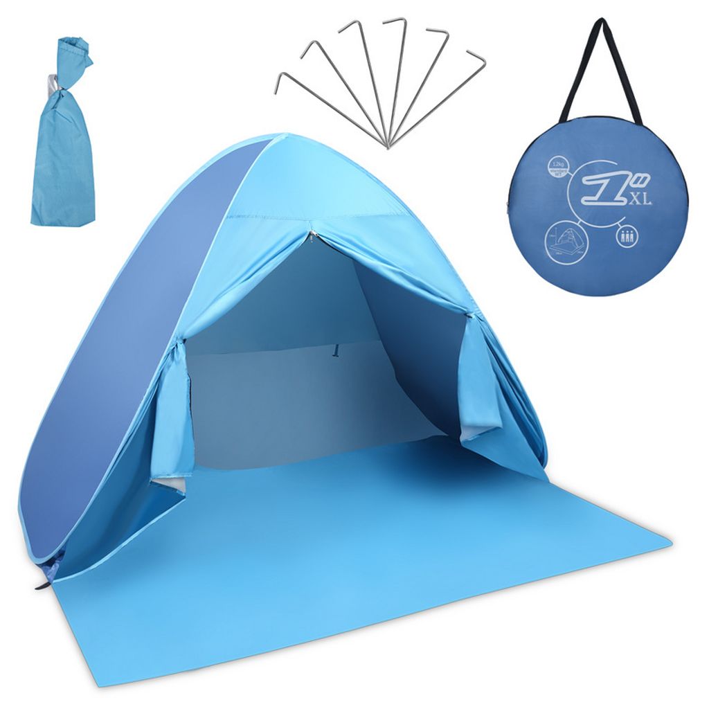 Spokey Strandzelt Pop-Up – Großes Sonnenschutz-Zelt Für Die Familie