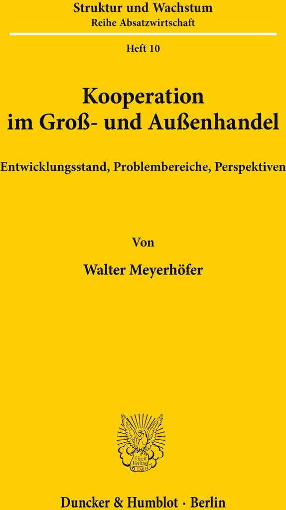 Kooperation im Groß- und Außenhandel.