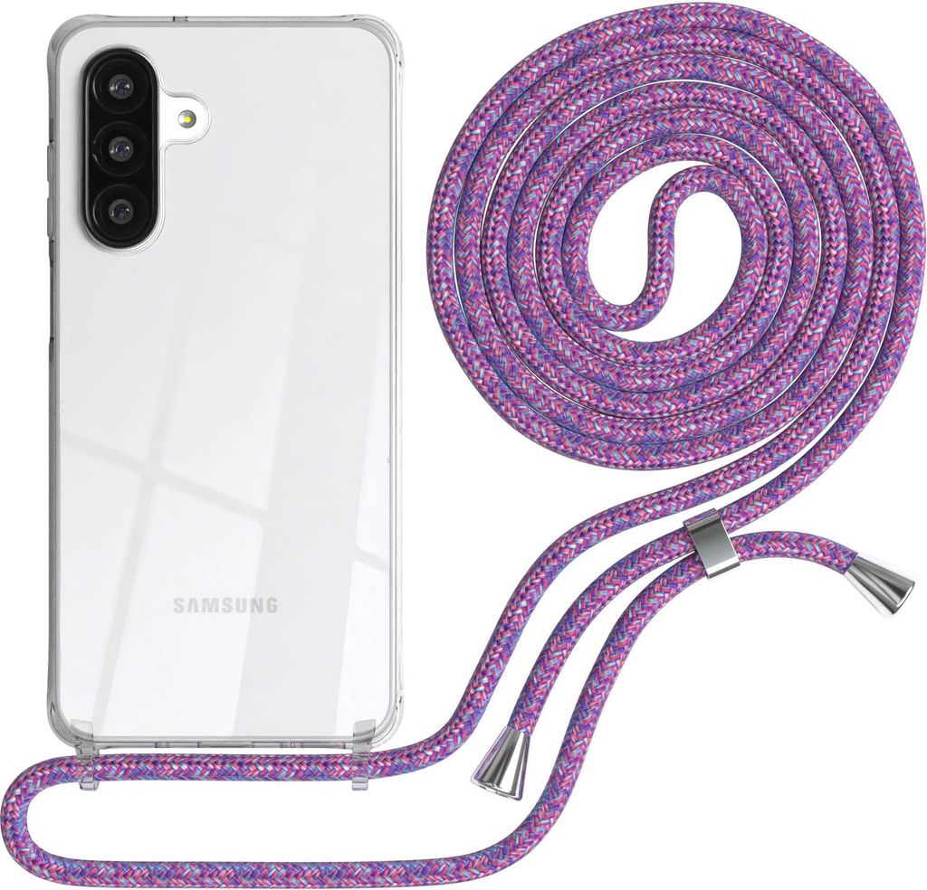 EAZY CASE Handykette mit Hülle für Samsung Galaxy A26 Backcover Handykette, zum Umhängen in Bunt
