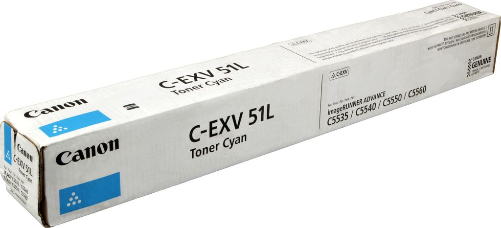 Canon C-EXV 51L, 26000 Seiten, Cyan, 1 Stück(e) Produktbild 