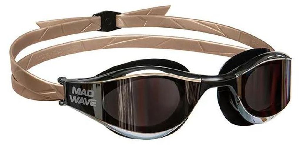 Madwave Aqua Fusion Mirror Schwimmbrille Braun Braun One Size