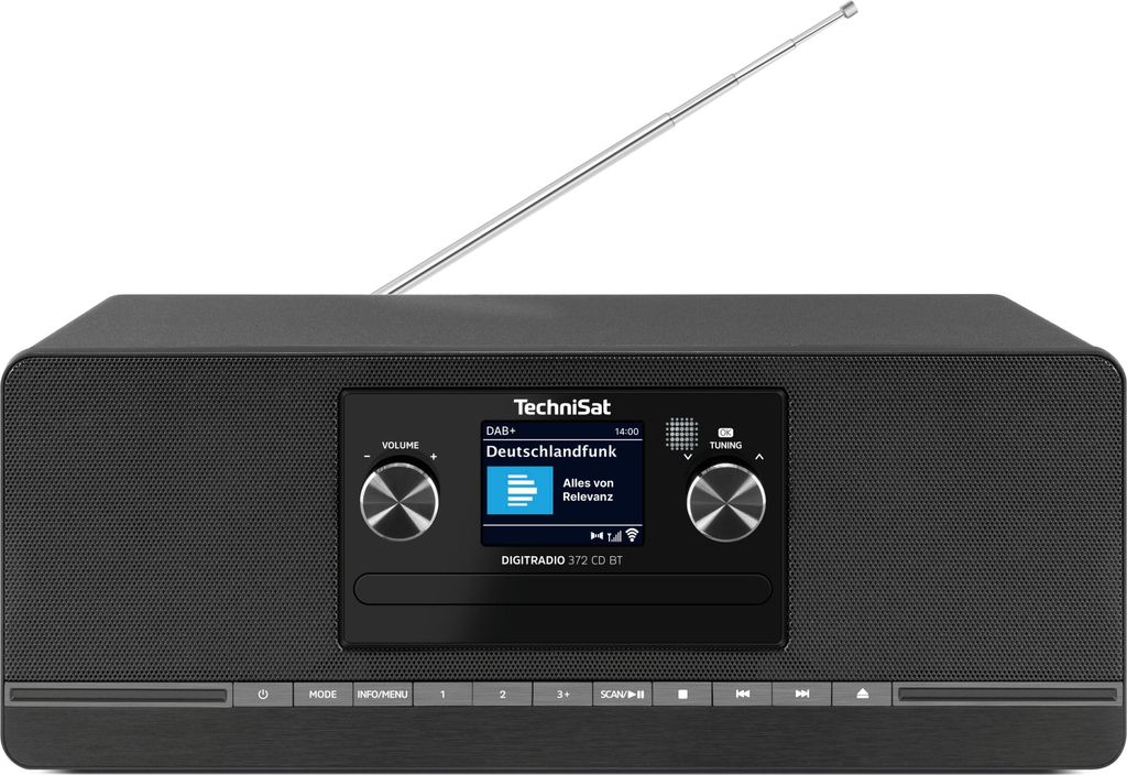 TechniSat DIGITRADIO 372 CD BT - 10 W radio numérique DAB+, Image du produit 