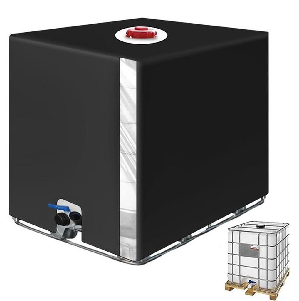 IBC Abdeckung 1000L, 210D Oxford Schutzhaube, wasserdicht & Produktbild 